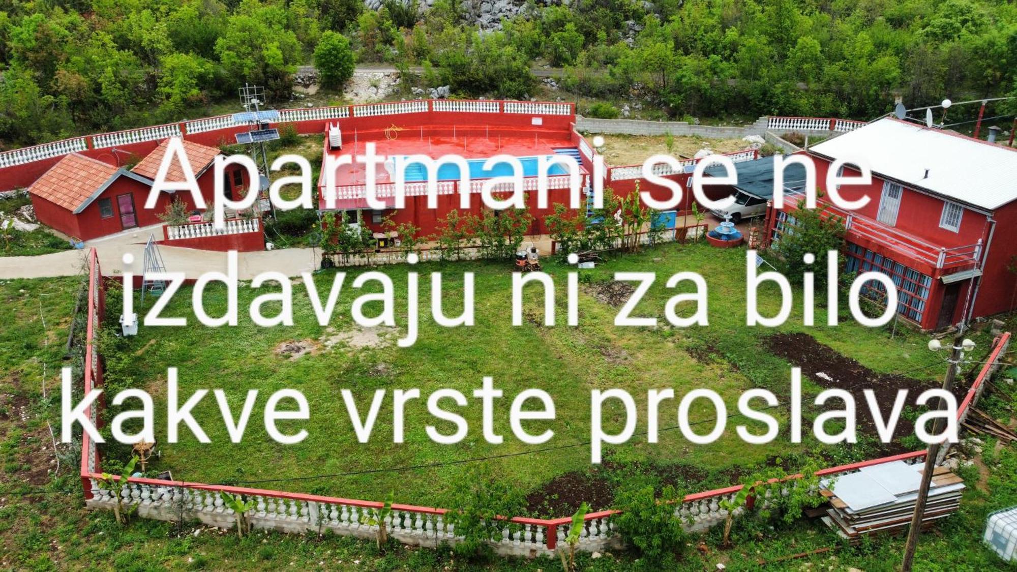 Red Apartman Trebinje Eksteriør billede